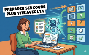 Lire la suite à propos de l’article Comment utiliser l&rsquo;IA pour préparer ses cours plus rapidement ?