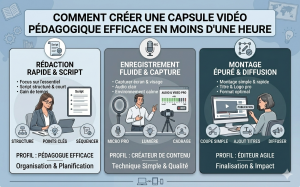 Lire la suite à propos de l’article Créer une capsule vidéo pédagogique en moins d&rsquo;une heure