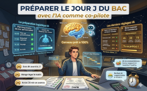 Lire la suite à propos de l’article Jour du bac : se préparer avec l&rsquo;IA la veille et le matin de l&rsquo;épreuve