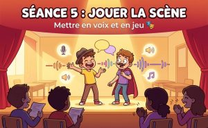 Lire la suite à propos de l’article Séance 5 sur la comédie : mettre en voix et en jeu en 5e