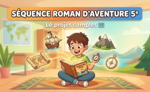 Lire la suite à propos de l’article Séquence roman d&rsquo;aventure 5e : le projet complet